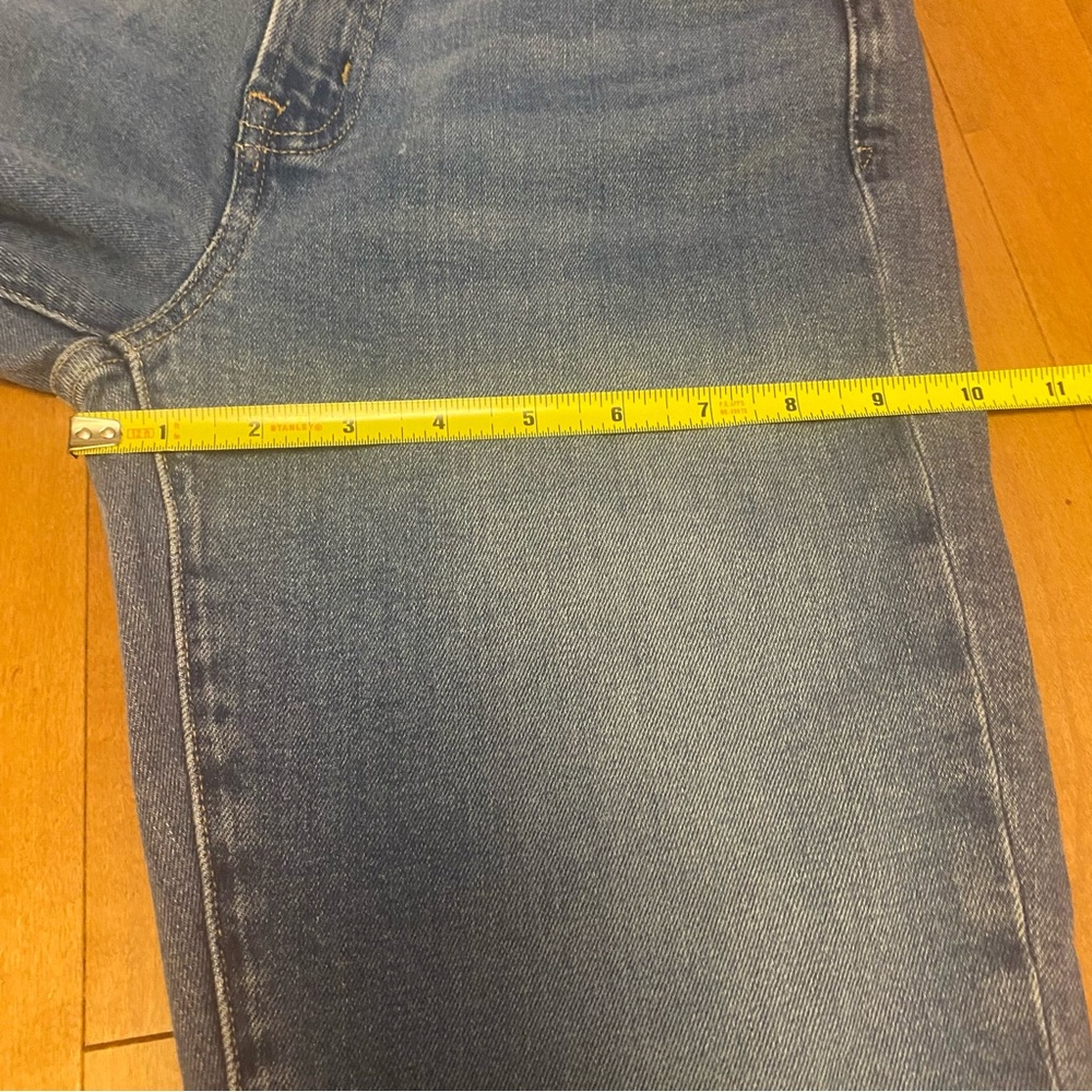 GAP Size 28 6 Vintage Slim High Rise Blue Raw Hem Slits to Hem Women's Jeans New - Picture 11 of 12